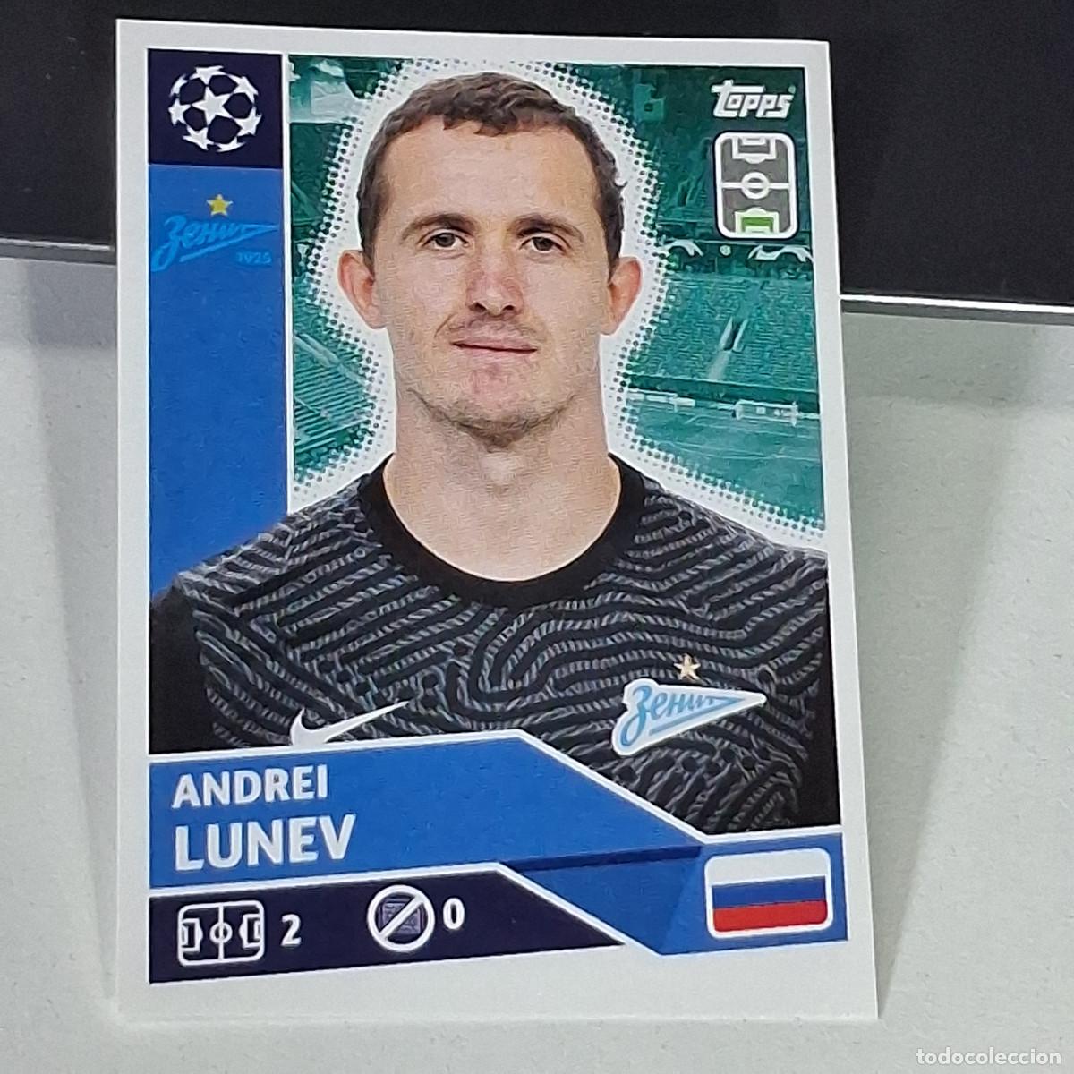 Cromos de f&uacute;tbol: A41 ZSP3 ZSP 3 ZENIT ANDREI LUNEV ZENIT UEFA CHAMPIONS LEAGUE STICKER 2020 2021 20 21 TOPPS