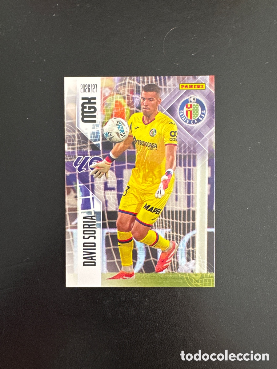 Cromos de f&uacute;tbol: DAVID SORIA GETAFE NUMERO 182 MEGACRACKS 2026 2027