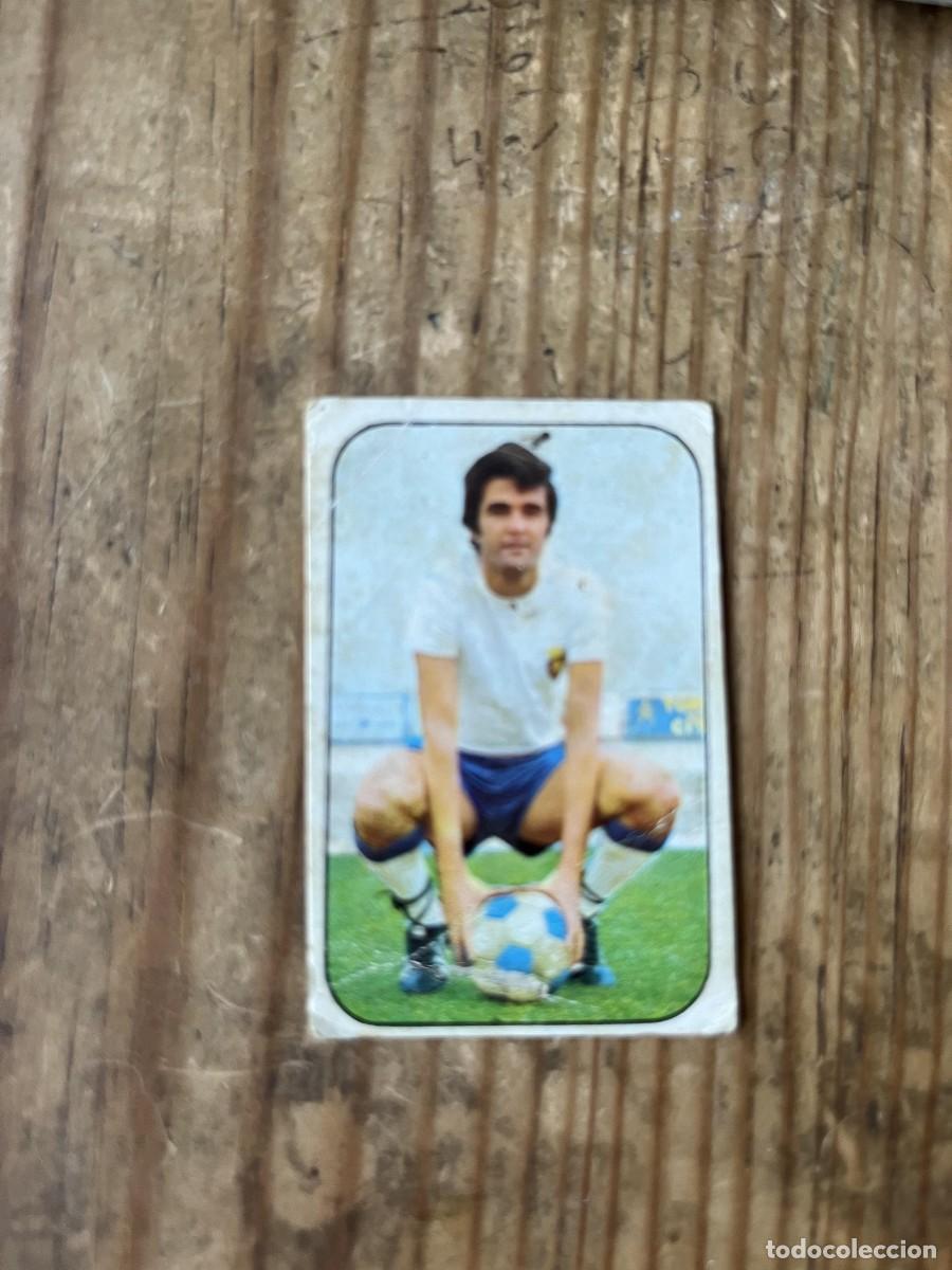 Cromos de f&uacute;tbol: CROMO DESPEGADO ALBUM LIGA ESTE 76 77 1976 1977 REAL ZARAGOZA GARCIA CASTANY