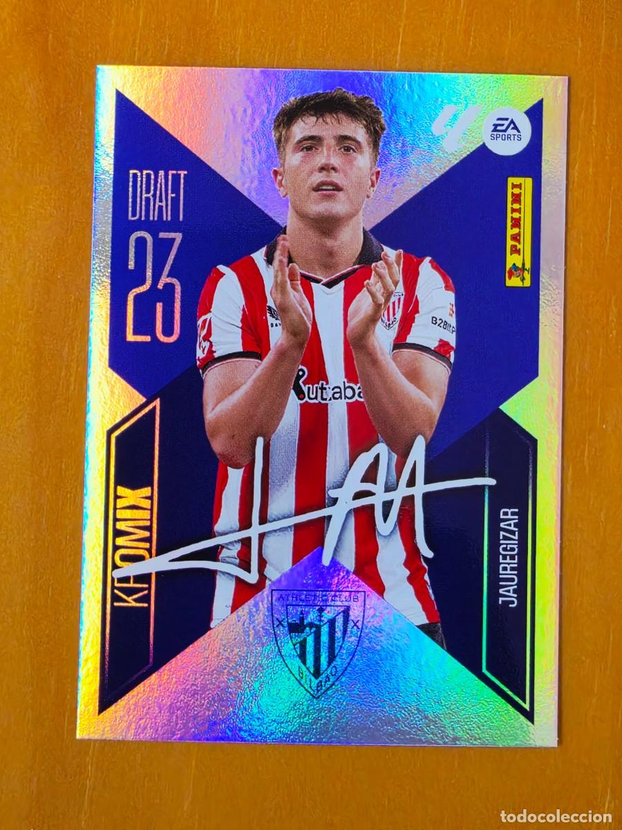 Cromos de f&uacute;tbol: K11 Jauregizar Athletic Bilbao Kromix aut&oacute;grafo Draft 23, Panini Ediciones Liga Este 2026 2027 26 27