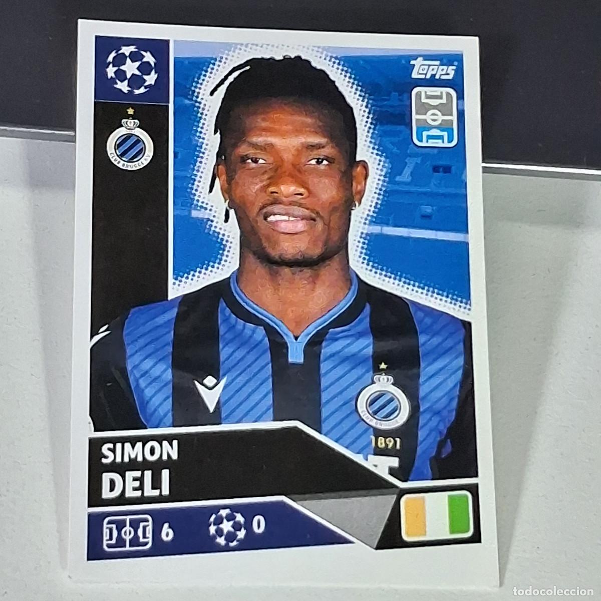 Cromos de f&uacute;tbol: A41 BRU 5 BRU5 SIMON DELI CLUB BRUGGE UEFA CHAMPIONS LEAGUE STICKER 2020 2021 20 21 TOPPS