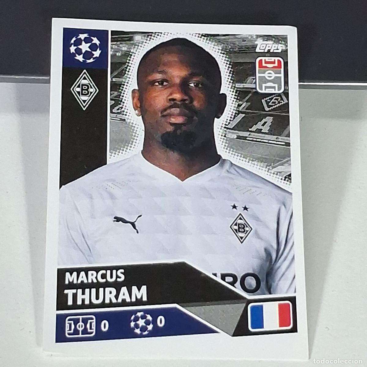 Cromos de f&uacute;tbol: A41 BMG18 BMG 18 MARCUS THURAM BORUSSIA MONCHENGLADBACH UEFA LEAGUE STICKER 2020 2021 20 21 TOPPS
