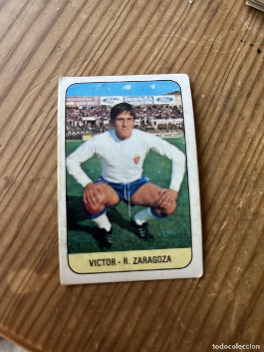 Cromos de f&uacute;tbol: CROMO SIN PEGAR NUNCA PEGADO ALBUM LIGA ESTE 78 79 1978 1979 REAL ZARAGOZA VICTOR