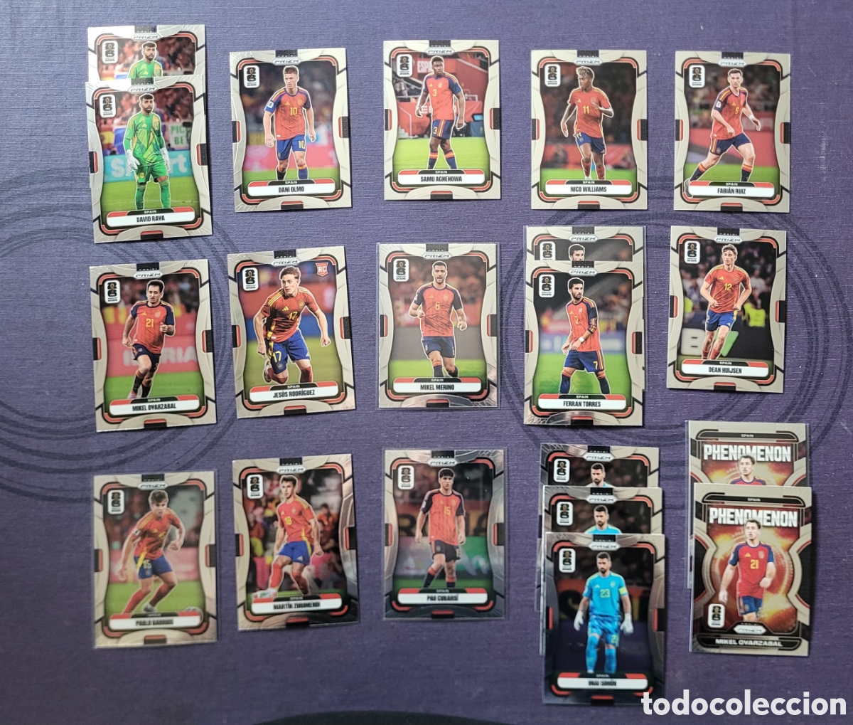 Cromos de f&uacute;tbol: Lote Espa&ntilde;a Panini prizm fifa World cup 2026