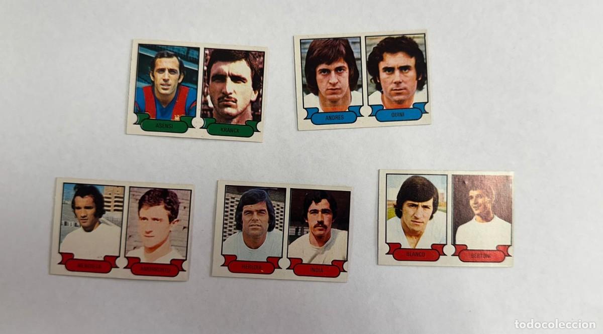 Cromos de f&uacute;tbol: Lote 5 Cromos Campeonato Nacional de Futbol 1978 79