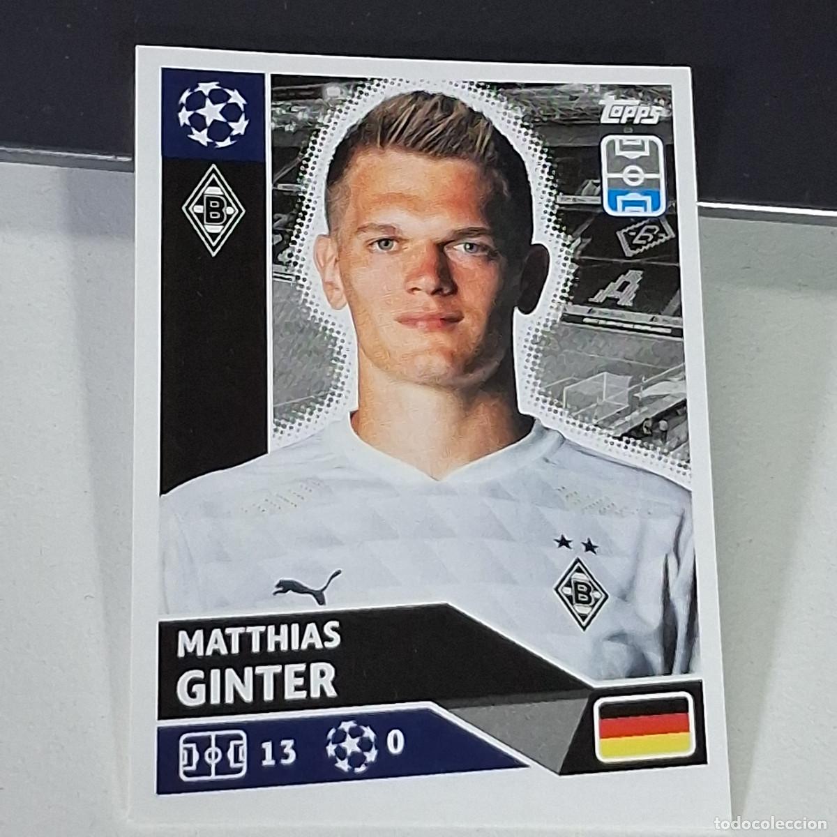 Cromos de f&uacute;tbol: A41 BMG 5 BMG5 MATTHIAS GINTER BORUSSIA MONCHENGLADBACH UEFA LEAGUE STICKER 2020 2021 20 21 TOPPS