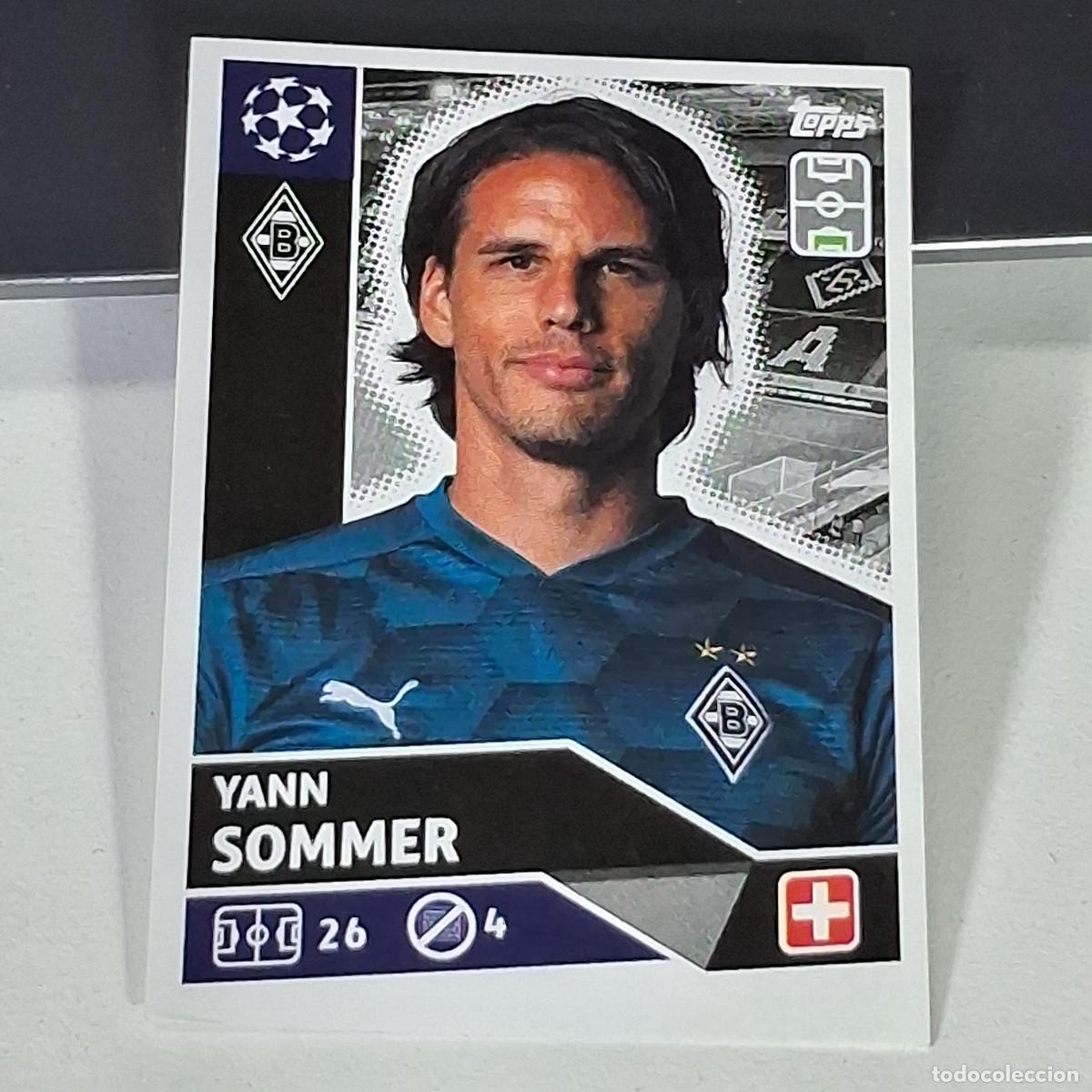 Cromos de f&uacute;tbol: A41 BMG 3 BMG3 YANN SOMMER BORUSSIA MONCHENGLADBACH UEFA LEAGUE STICKER 2020 2021 20 21 TOPPS