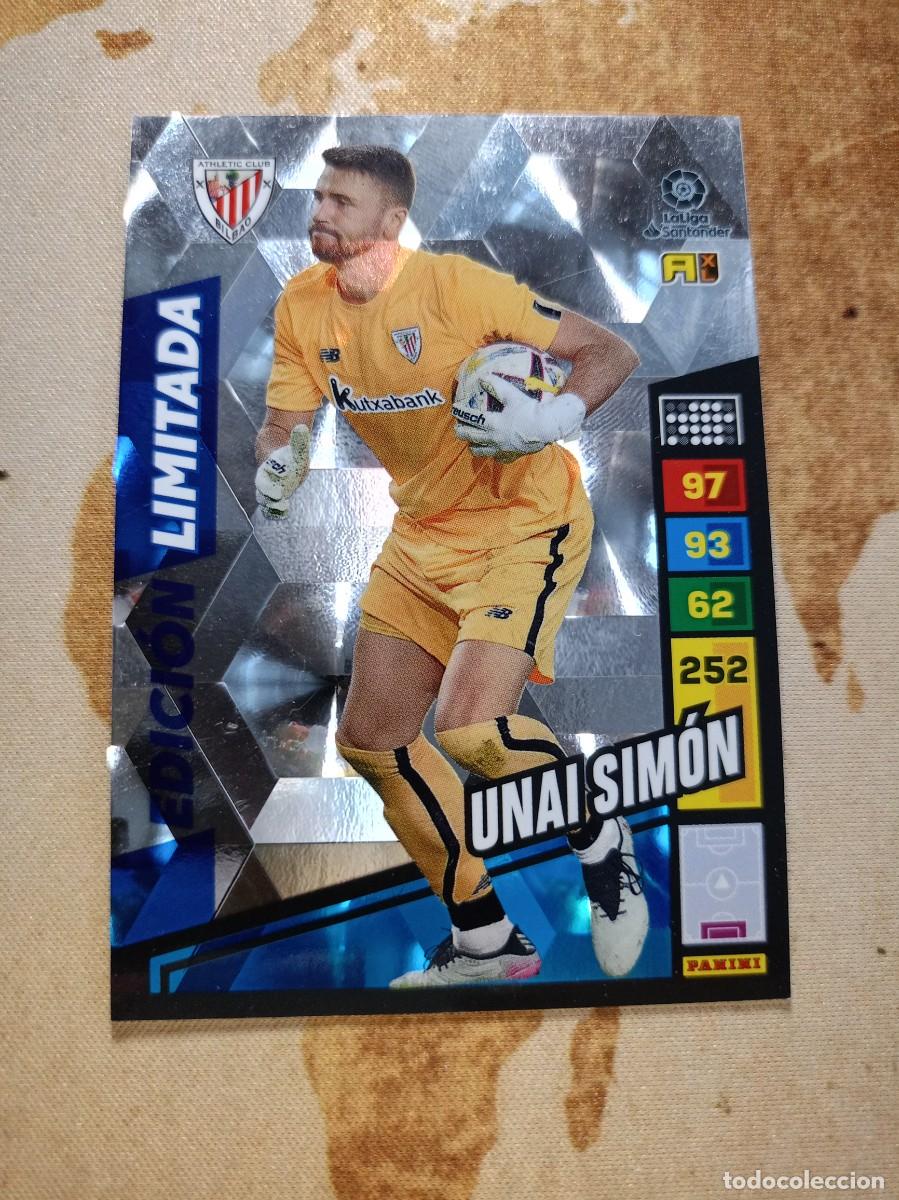 Cromos de f&uacute;tbol: Edici&oacute;n Limitada UNAI SIM&Oacute;N Adrenalyn 2022-23
