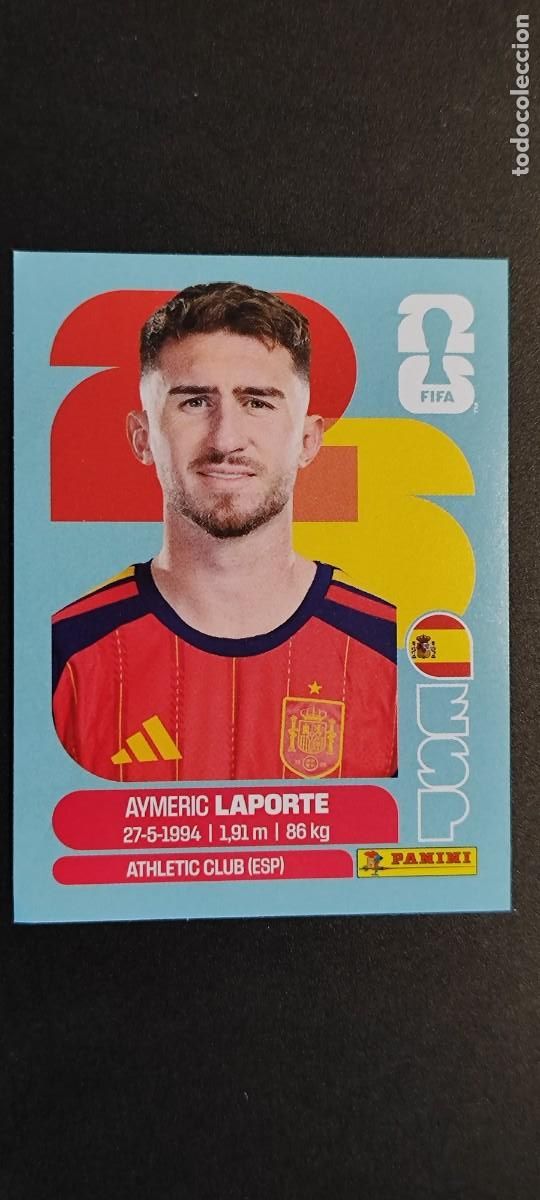 Cartes &agrave; collectionner de Football: STICKER FIFA WORLD CUP 2026 LAPORTE ESPA&Ntilde;A # ESP4 PANINI