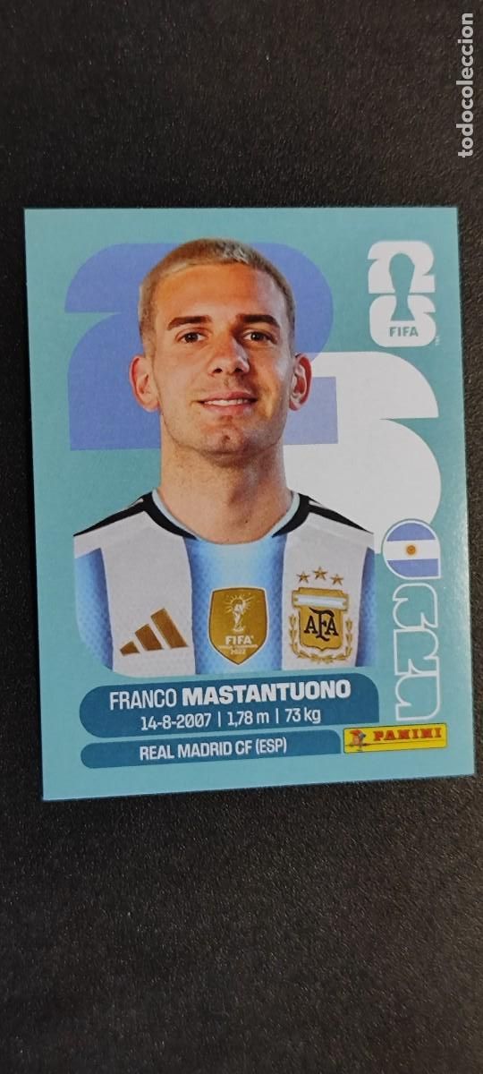 Cromos de f&uacute;tbol: FIFA WORLD CUP 2026 STICKER MASTANTUONO ARGENTINA # ARG15 PANINI
