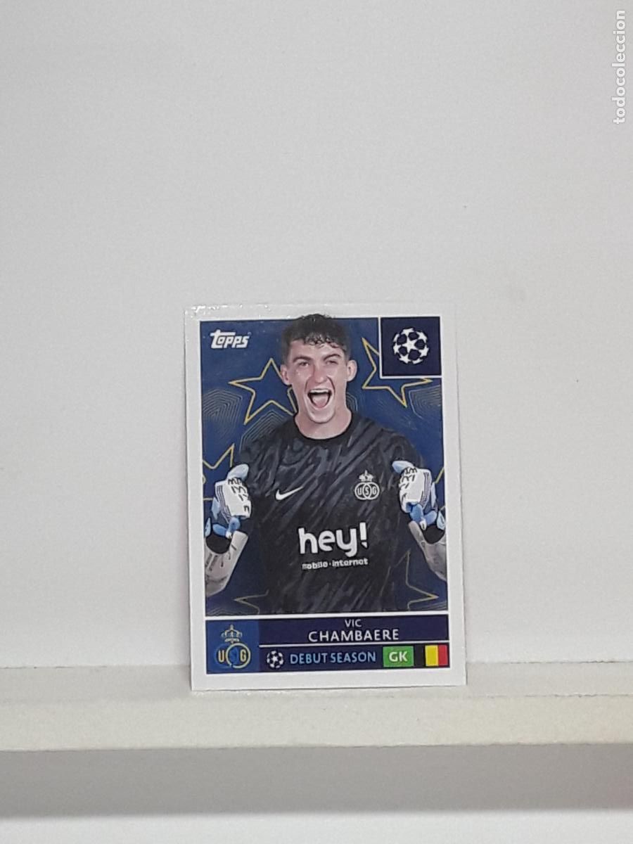 Cromos de f&uacute;tbol: CHAMPIONS STICKER 2025 2026 25 26 ALBUM TOPPS LEAGUE N 454 UNION SAINT-GILLOISE VIC CHAMBAERE