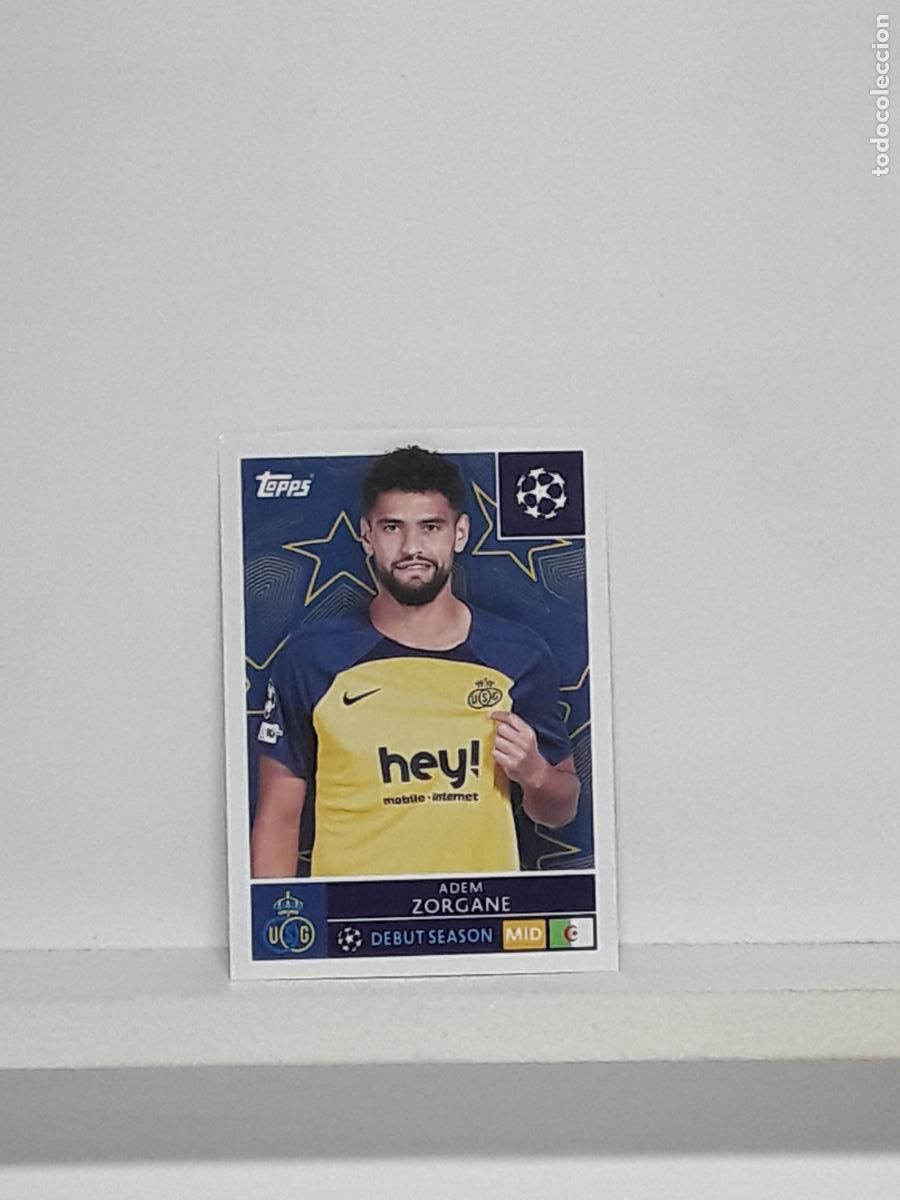 Cromos de f&uacute;tbol: CHAMPIONS STICKER 2025 2026 25 26 ALBUM TOPPS LEAGUE N 456 UNION SAINT-GILLOISE ADEM ZORGANE