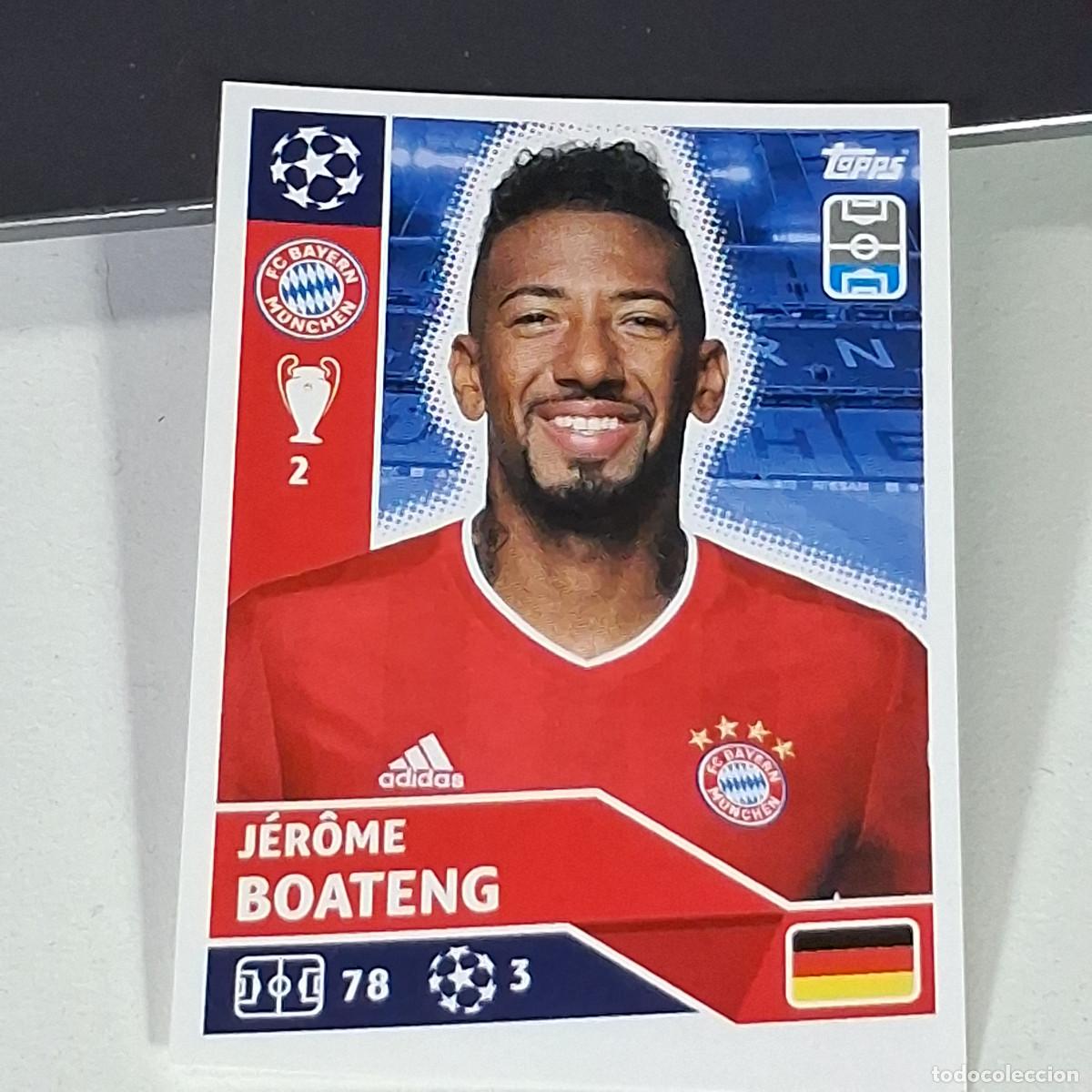 Cromos de f&uacute;tbol: A41 BAY5 JEROME BOATENG BAY 5 BAYERN MUNCHEN MUNIQUE UEFA LEAGUE STICKER 2020 2021 20 21 TOPPS