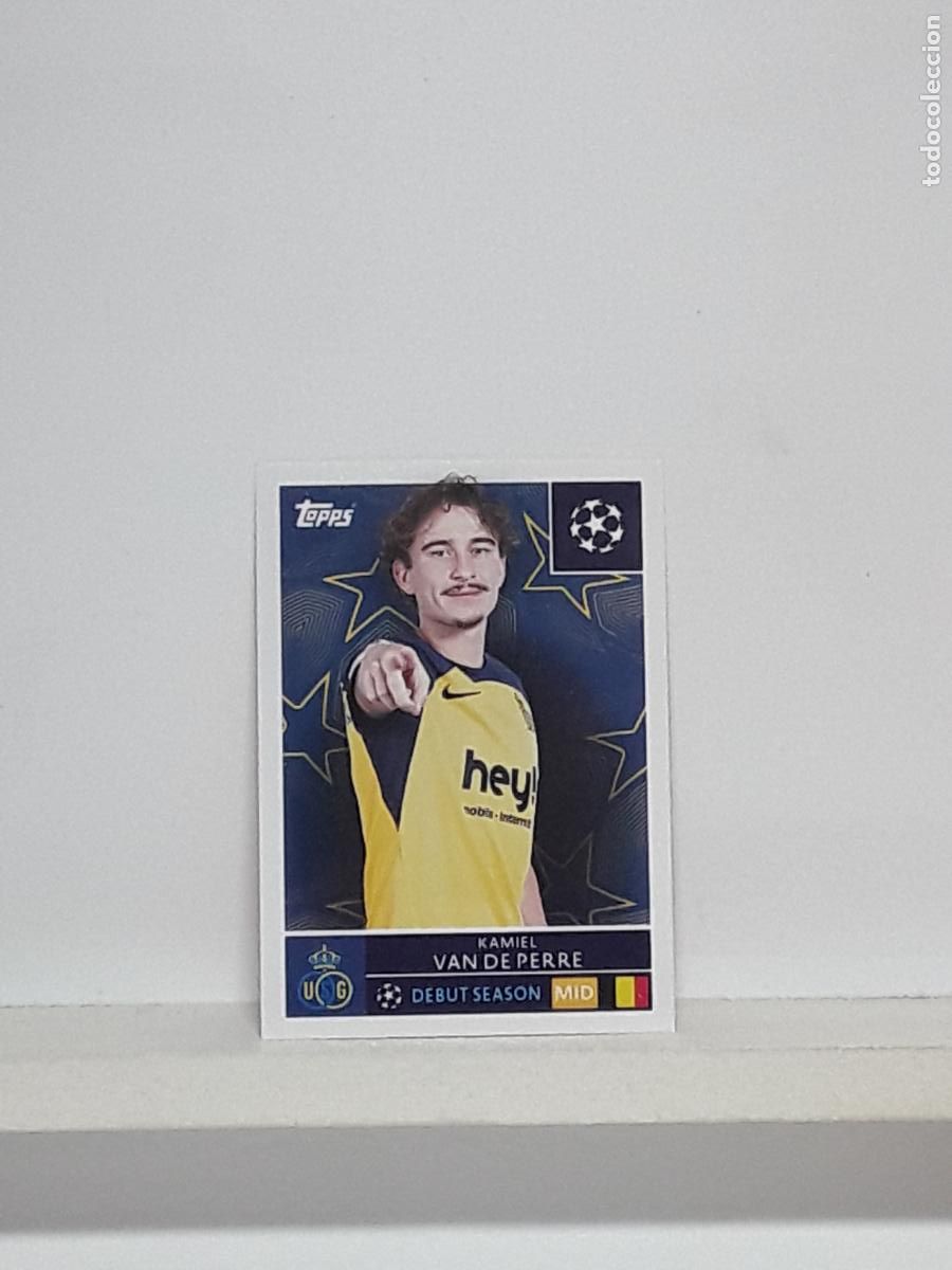 Cromos de f&uacute;tbol: CHAMPIONS STICKER 2025 2026 25 26 ALBUM TOPPS LEAGUE N 457 UNION SAINT-GILLOISE KAMIEL VAN DE PERRE