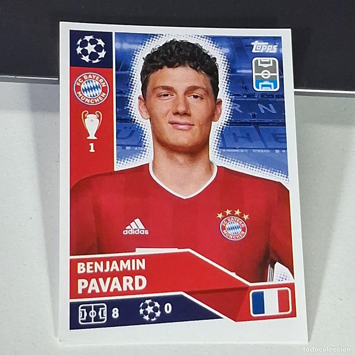 Cromos de f&uacute;tbol: A41 BAY4 BENJAMIN PAVARD BAY 4 BAYERN MUNCHEN MUNIQUE UEFA LEAGUE STICKER 2020 2021 20 21 TOPPS