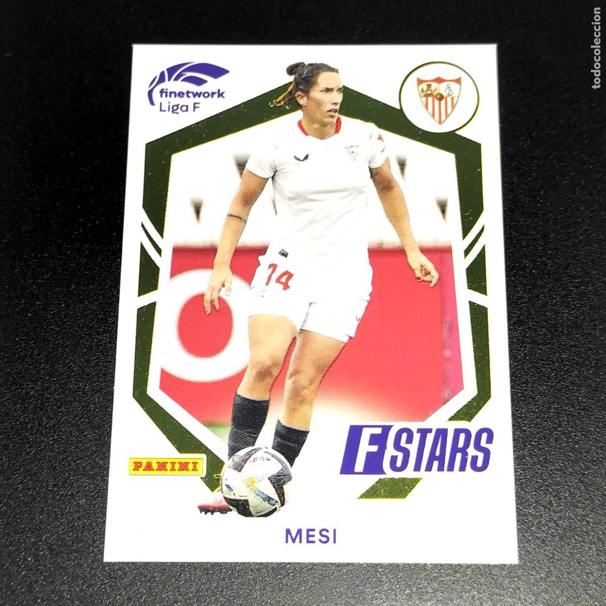 Cromos de f&uacute;tbol: N&ordm; 348 MESI STARS SEVILLA CROMOS FINETWORK LIGA F FEMENINA PANINI 2022 2023 22 23