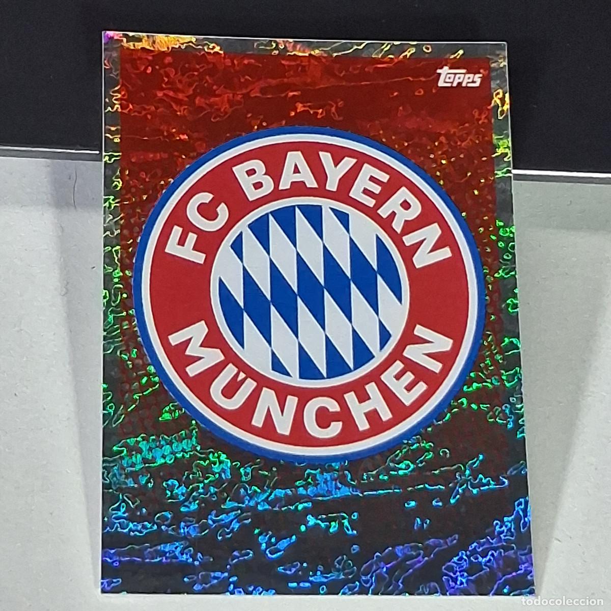 Cromos de f&uacute;tbol: A41 BAY1 ESCUDO LOGO BADGE BAY 1 BAYERN MUNCHEN MUNIQUE UEFA LEAGUE STICKER 2020 2021 20 21 TOPPS