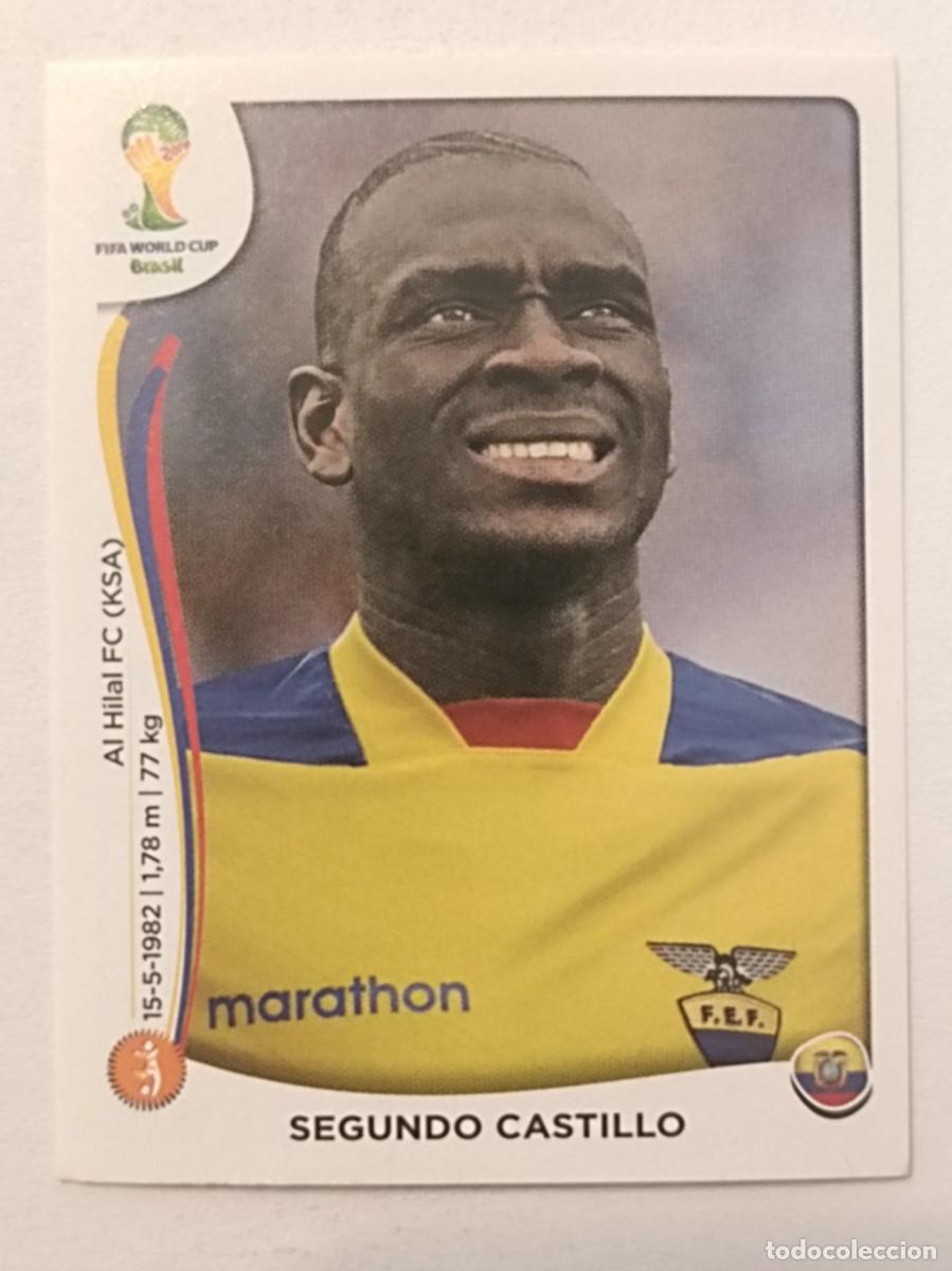Cromos de f&uacute;tbol: #367 CASTILLO (ECUADOR) MUNDIAL BRASIL 2014 PANINI