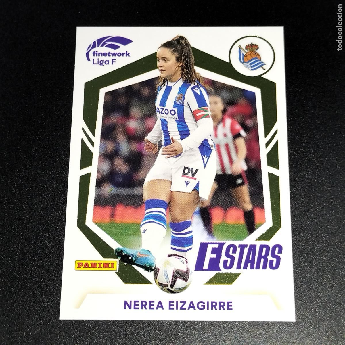 Cromos de f&uacute;tbol: N&ordm; 349 NEREA EIZAGIRRE STARS REAL SOCIEDAD CROMOS FINETWORK LIGA F FEMENINA PANINI 2022 2023 22 23