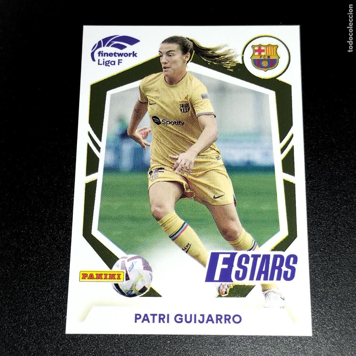 Cromos de f&uacute;tbol: N&ordm; 351 PATRI GUIJARRO STARS FC BARCELONA CROMOS FINETWORK LIGA F FEMENINA PANINI 2022 2023 22 23