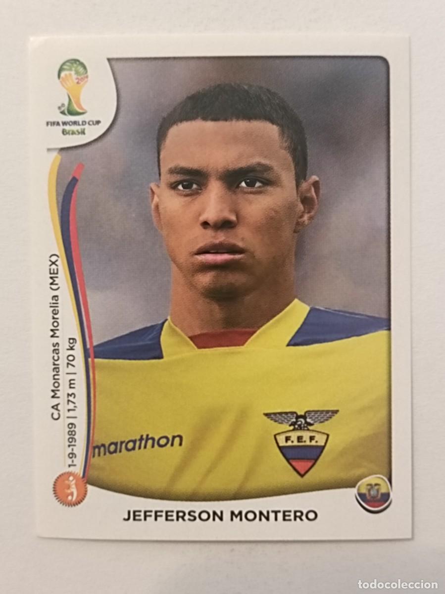 Cromos de f&uacute;tbol: #371 MONTERO (ECUADOR) MUNDIAL BRASIL 2014 PANINI