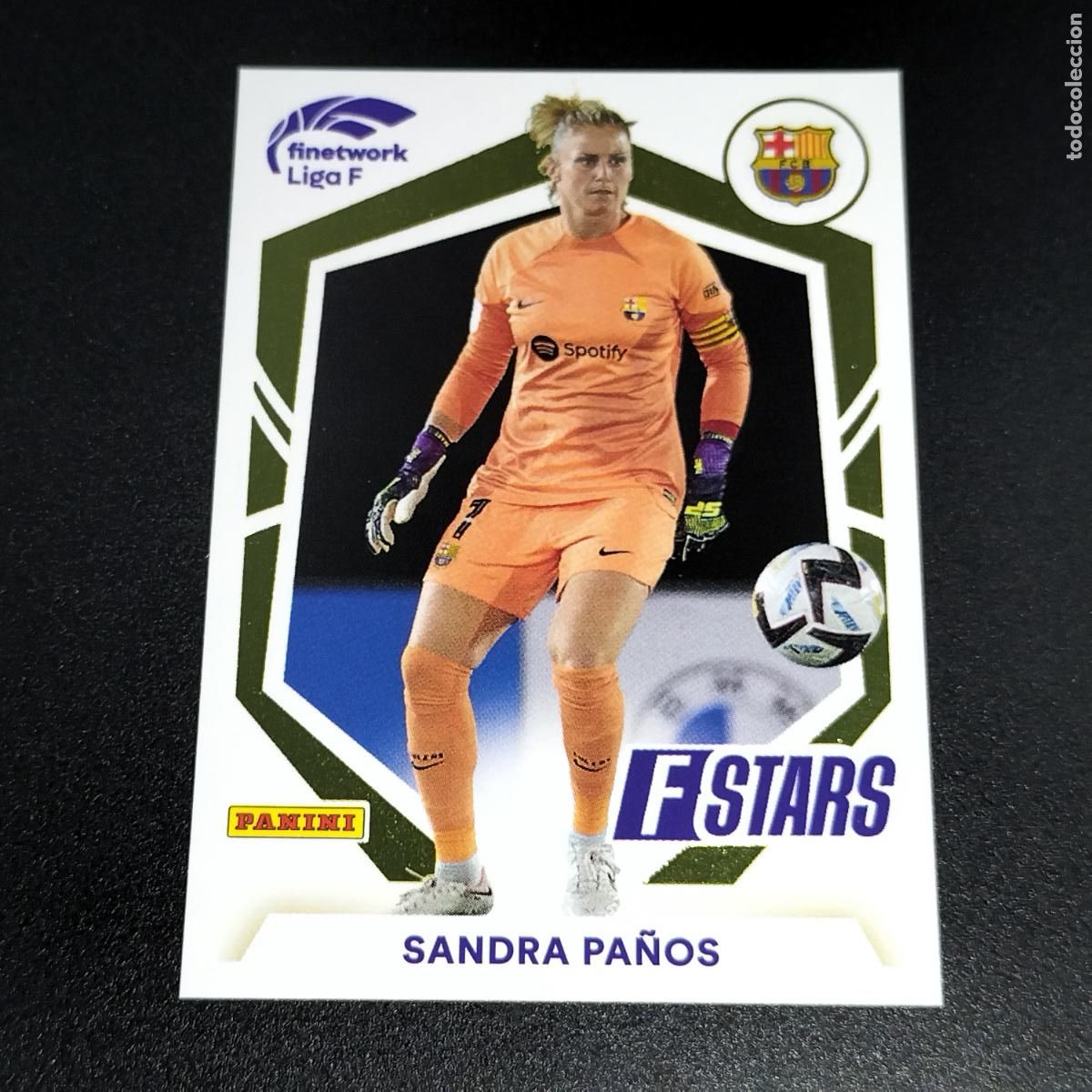 Cartes &agrave; collectionner de Football: N&ordm; 355 SANDRA PA&Ntilde;OS STARS FC BARCELONA CROMOS FINETWORK LIGA F FEMENINA PANINI 2022 2023 22 23