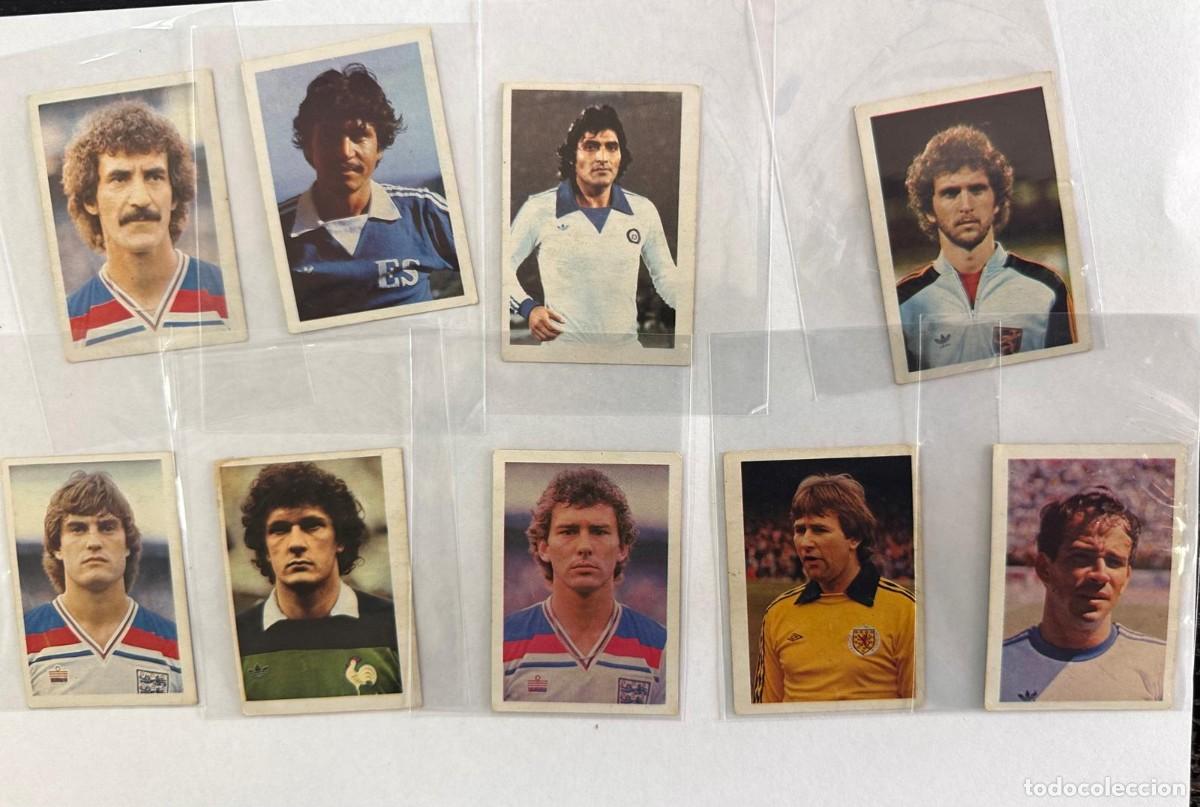 Cromos de f&uacute;tbol: Lote 9 Cromos Editorial Fher 1982 Espa&ntilde;a 82 Sin Pegar