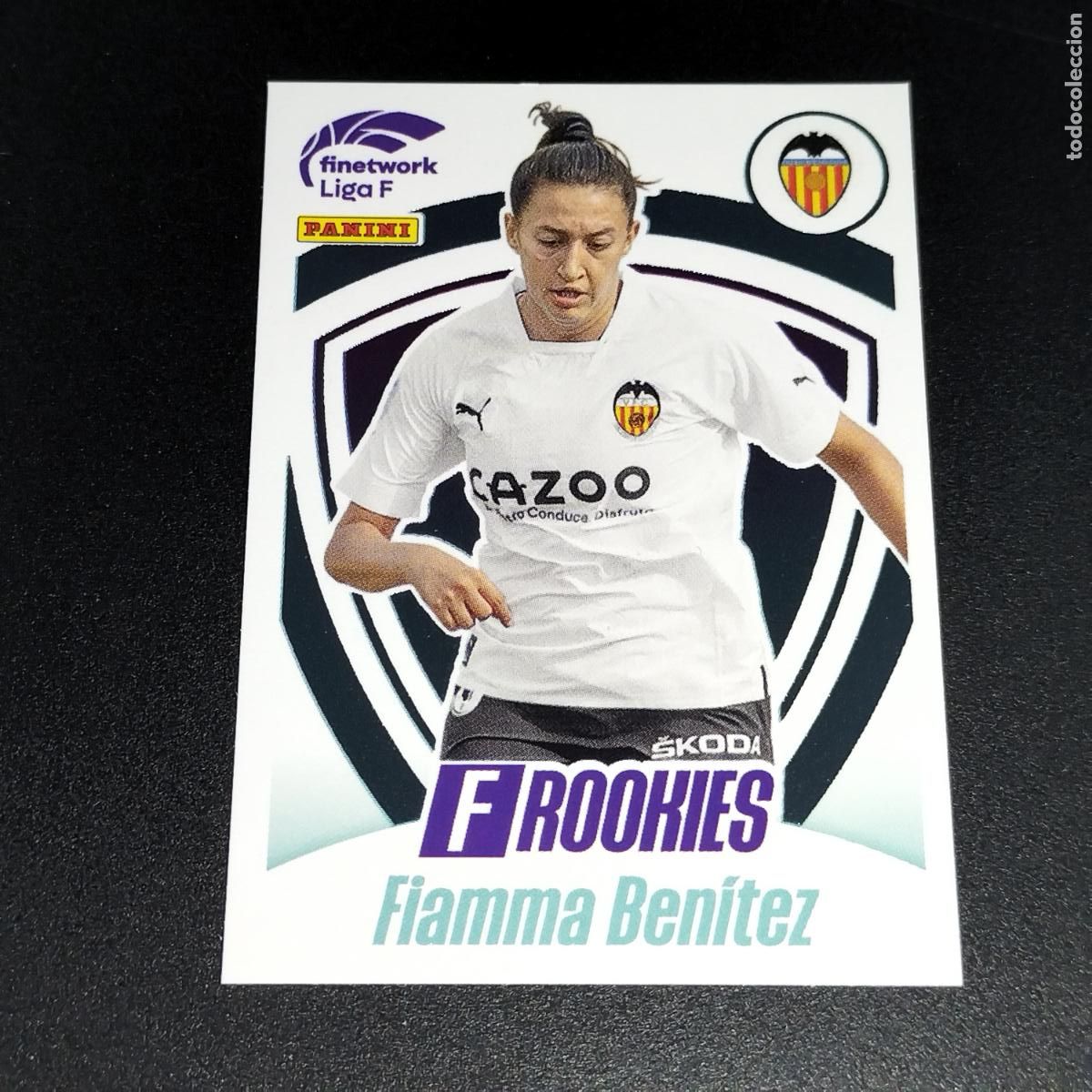 Figurine di Calcio: N&ordm; 359 FIAMMA BENITEZ ROOKIES VALENCIA CROMOS FINETWORK LIGA F FEMENINA PANINI 2022 2023 22 23