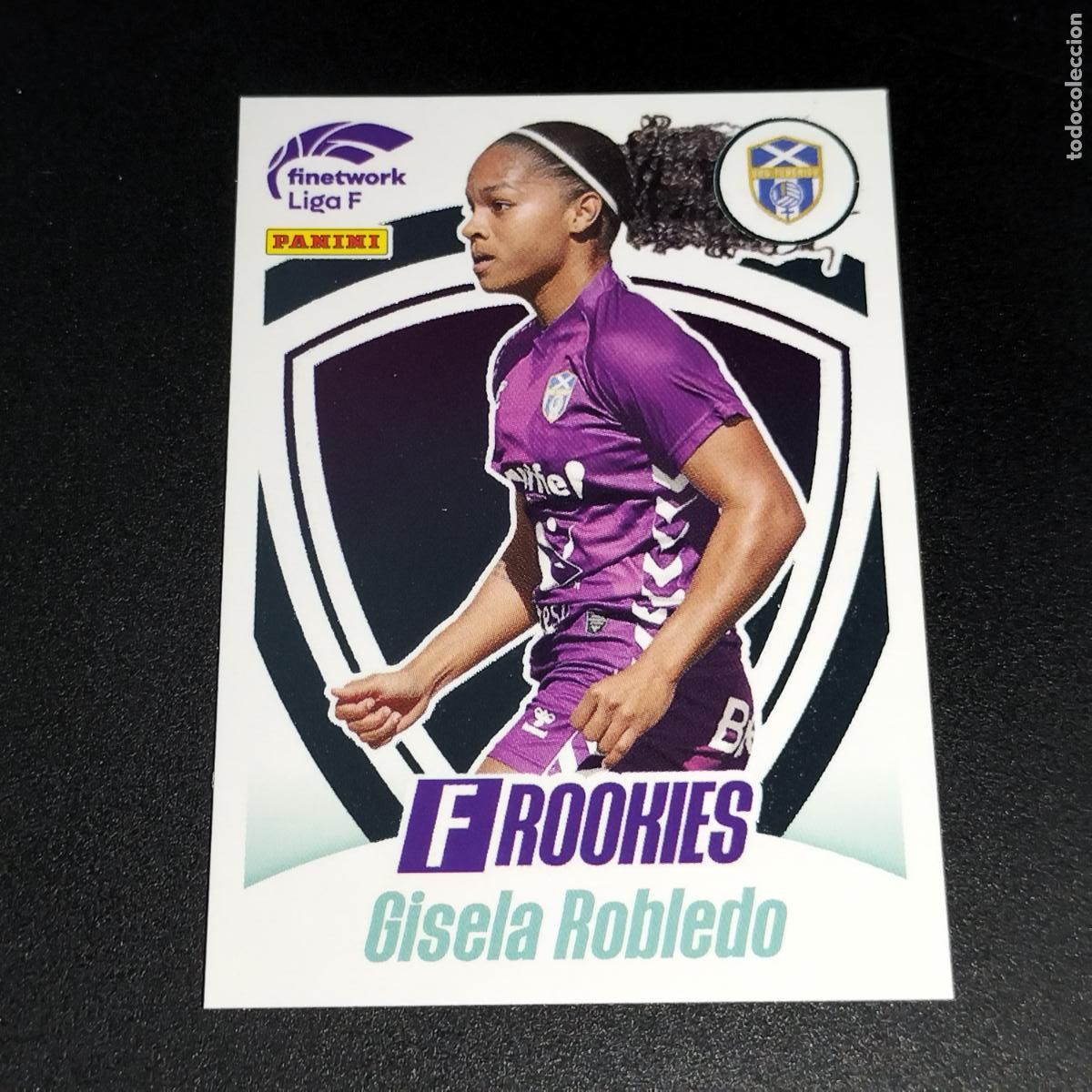Figurine di Calcio: N&ordm; 360 GISELA ROBLEDO ROOKIES GRANADILLA TENERIFE FINETWORK LIGA F FEMENINA PANINI 2022 2023 22 23