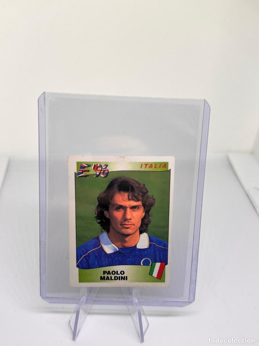 Football Stickers: Paolo Maldini 242 Italia Panini Europa 96 Sin Pegar