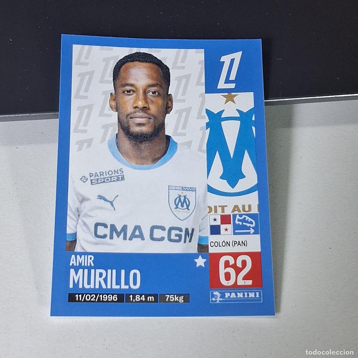 Cromos de f&uacute;tbol: B43 222 AMIR MURILLO OLYMPIQUE MARSELLA CROMO PANINI LIGUE 1 FOOT 24-25 LIGA FRANCIA 2024-2025