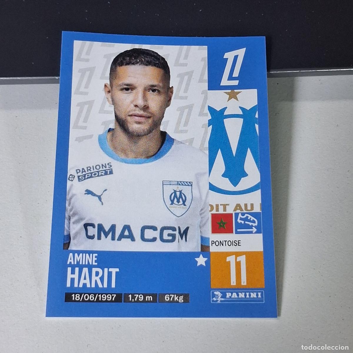 Cromos de f&uacute;tbol: B43 224 AMINE HARIT OLYMPIQUE MARSELLA CROMO PANINI LIGUE 1 FOOT 24-25 LIGA FRANCIA 2024-2025