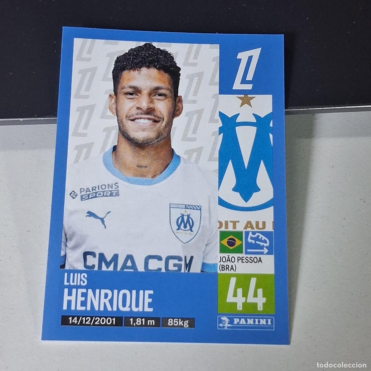 Cromos de f&uacute;tbol: B43 232 LUIS HENRIQUE OLYMPIQUE MARSELLA CROMO PANINI LIGUE 1 FOOT 24-25 LIGA FRANCIA 2024-2025