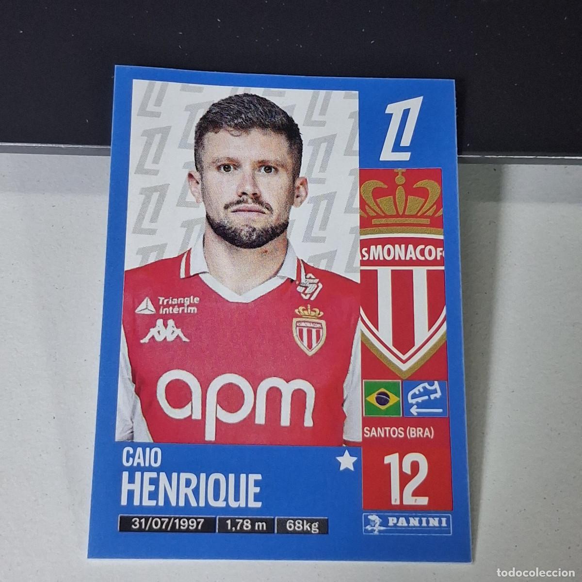 Cromos de f&uacute;tbol: B43 240 CAIO HENRIQUE MONACO CROMO PANINI LIGUE 1 FOOT 24-25 LIGA FRANCIA 2024-2025