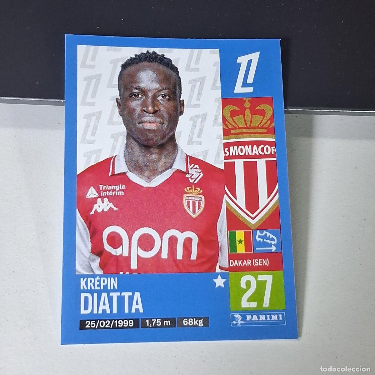 Cromos de f&uacute;tbol: B43 258 KREPIN DIATTA MONACO CROMO PANINI LIGUE 1 FOOT 24-25 LIGA FRANCIA 2024-2025