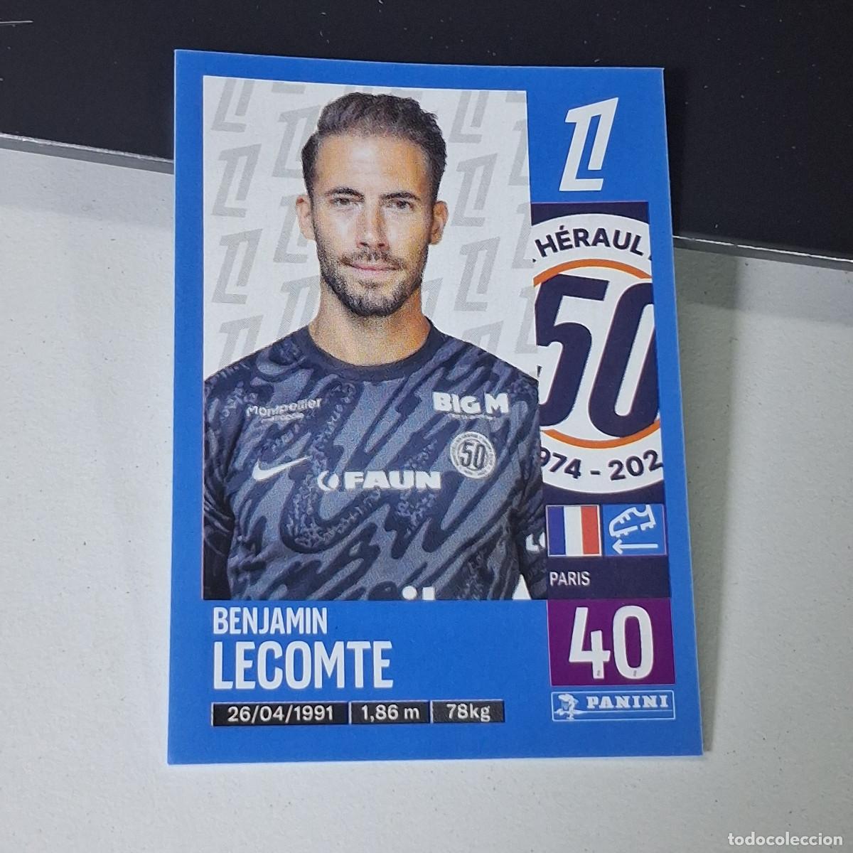 Cromos de f&uacute;tbol: B43 268 BENJAMIN LECOMTE MONTPELLIER CROMO PANINI LIGUE 1 FOOT 24-25 LIGA FRANCIA 2024-2025