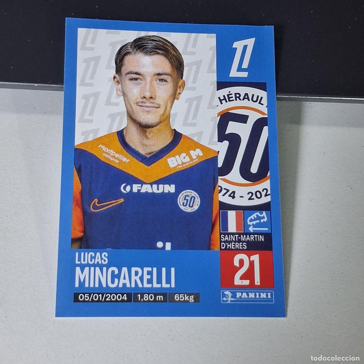 Cromos de f&uacute;tbol: B43 271 MINCARELLI LUCAS MONTPELLIER CROMO PANINI LIGUE 1 FOOT 24-25 LIGA FRANCIA 2024-2025