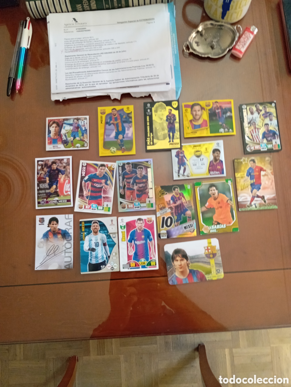 Cromos de f&uacute;tbol: Cromos Messi de leyenda ...lote 16 cromos