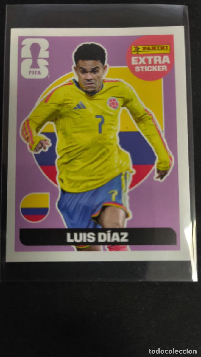 Figurine di Calcio: cromo extra sticker luis diaz fifa world cup 2026 panini