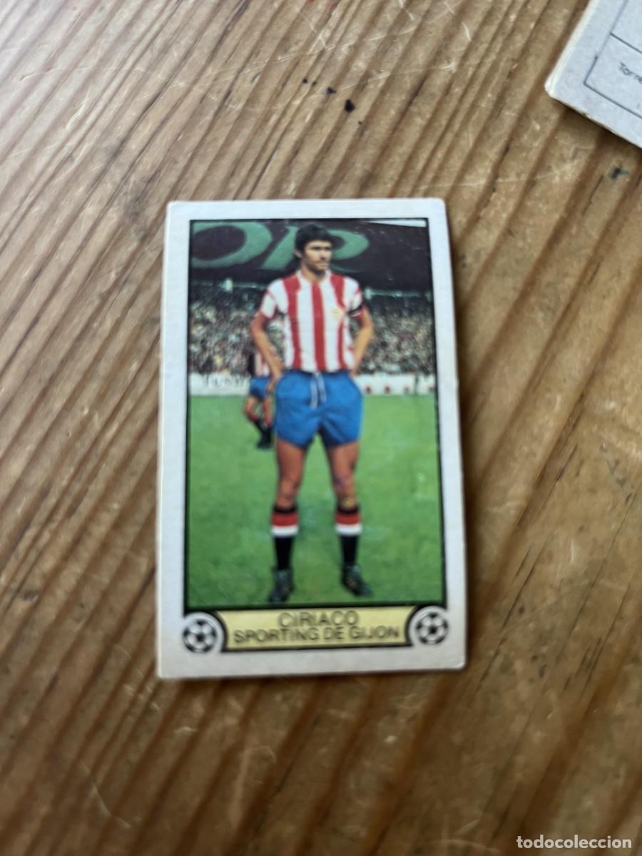 Cromos de f&uacute;tbol: CROMO SIN PEGAR NUNCA PEGADO ALBUM LIGA ESTE 79 80 1979 1980 SPORTING GIJON CIRIACO