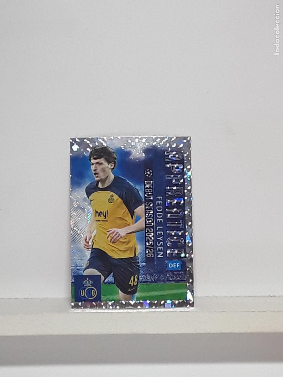 Cromos de f&uacute;tbol: CHAMPIONS STICKER 2025 2026 25 26 ALBUM TOPPS LEAGUE N 459 UNION SAINT-GILLOISE FEDDE LEYSEN