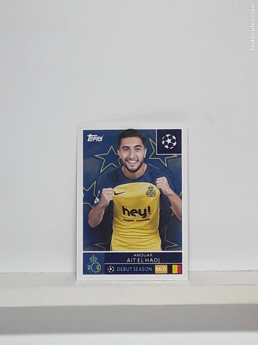 Cromos de f&uacute;tbol: CHAMPIONS STICKER 2025 2026 25 26 ALBUM TOPPS LEAGUE N 460 UNION SAINT-GILLOISE ANOUAR AIT EL HADJ