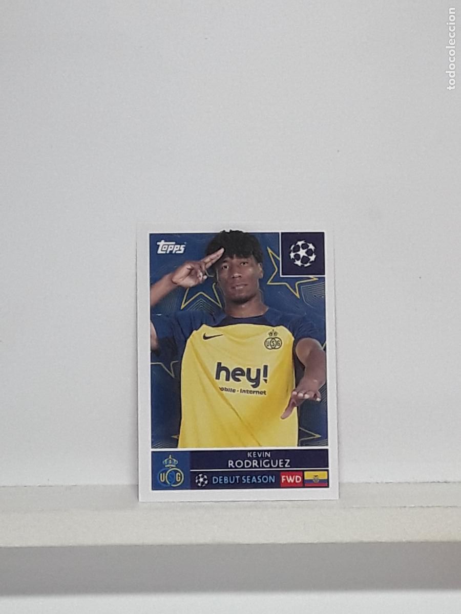 Cromos de f&uacute;tbol: CHAMPIONS STICKER 2025 2026 25 26 ALBUM TOPPS LEAGUE N 461 UNION SAINT-GILLOISE KEVIN RODRIGUEZ