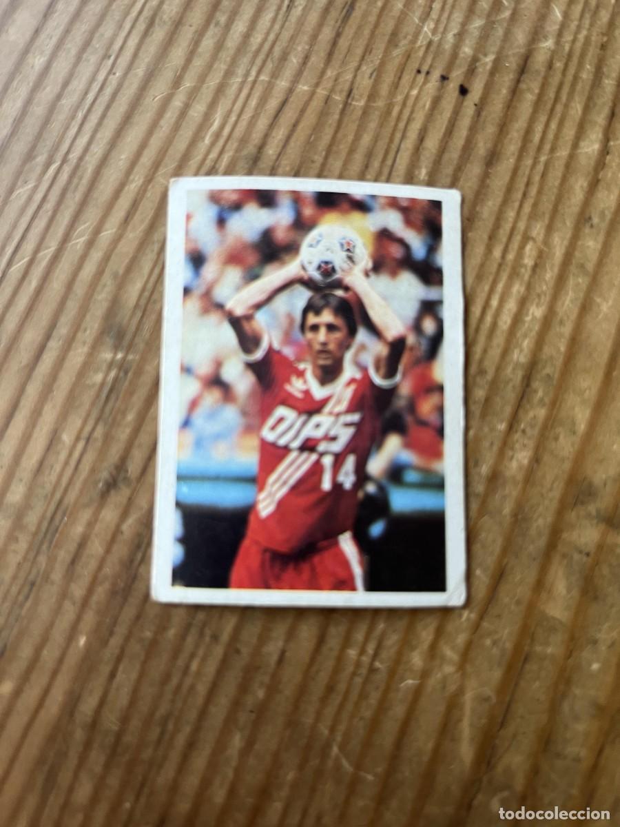 Football Stickers: CROMO SIN PEGAR NUNCA PEGADO ALBUM LIGA ESTE 80 81 1980 1982 FUTBOLISTAS EN ACCION # 21 CRUYFF