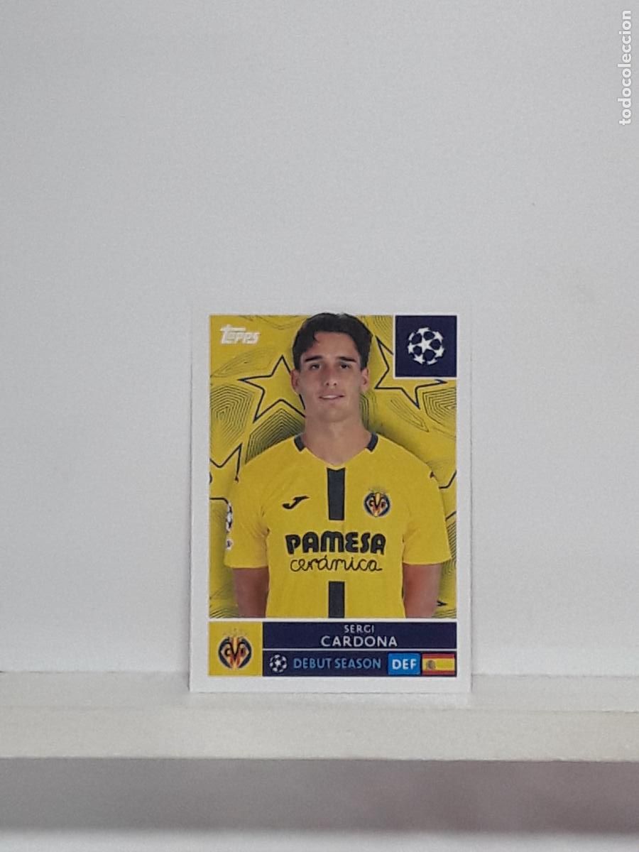 Figurine di Calcio: CHAMPIONS STICKER 2025 2026 25 26 ALBUM TOPPS LEAGUE N 469 VILLARREAL SERGI CARDONA