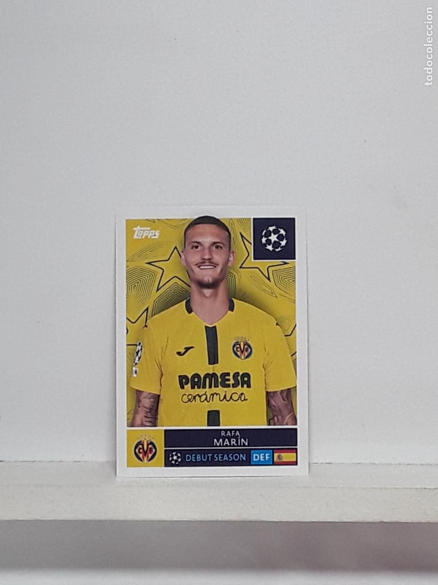 Cromos de Futebol: CHAMPIONS STICKER 2025 2026 25 26 ALBUM TOPPS LEAGUE N 470 VILLARREAL RAFA MARIN