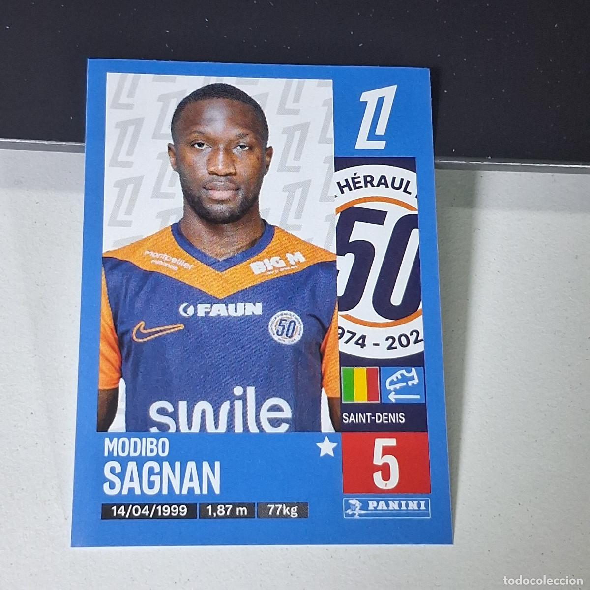 Figurine di Calcio: B43 274 MODIBO SAGNAN MONTPELLIER CROMO PANINI LIGUE 1 FOOT 24-25 LIGA FRANCIA 2024-2025