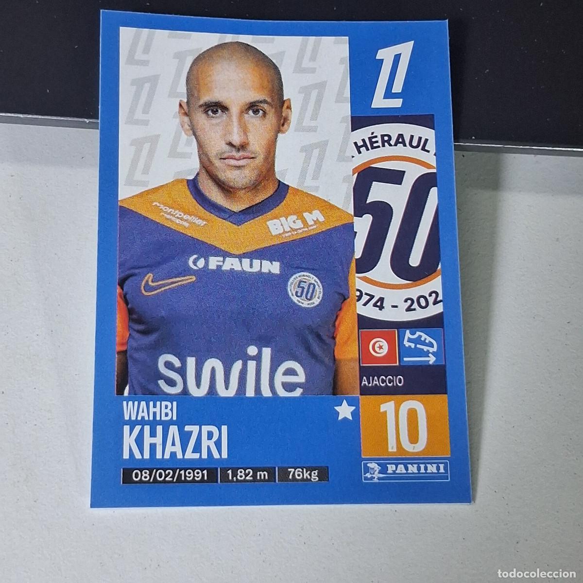 Cromos de Futebol: B43 281 WAHBI KHAZRI MONTPELLIER CROMO PANINI LIGUE 1 FOOT 24-25 LIGA FRANCIA 2024-2025
