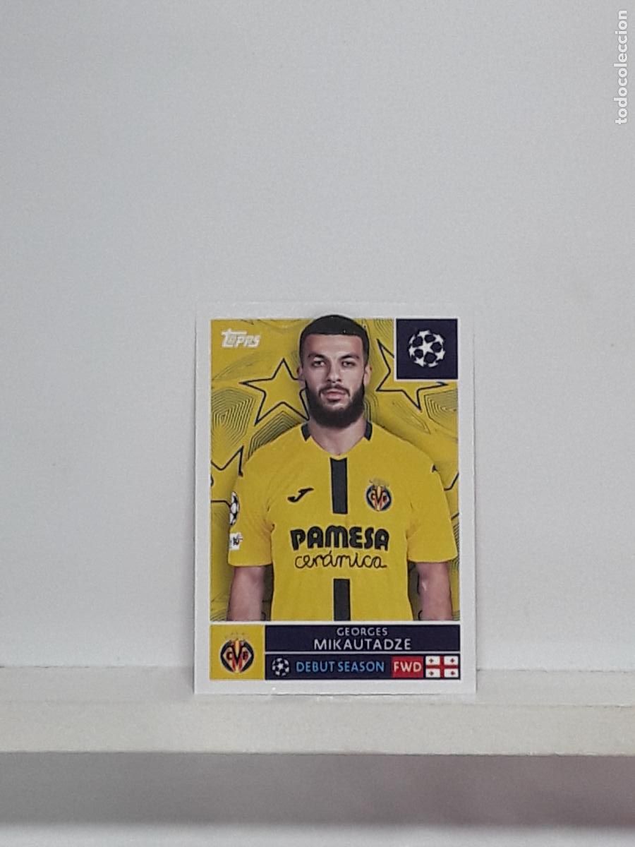 Cromos de f&uacute;tbol: CHAMPIONS STICKER 2025 2026 25 26 ALBUM TOPPS LEAGUE N 475 VILLARREAL GEORGES MIKAUTADZE
