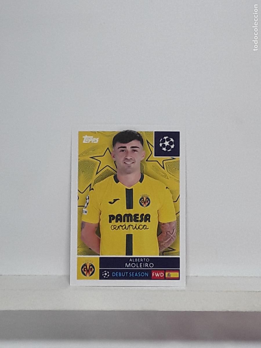 Cromos de f&uacute;tbol: CHAMPIONS STICKER 2025 2026 25 26 ALBUM TOPPS LEAGUE N 476 VILLARREAL ALBERTO MOLEIRO